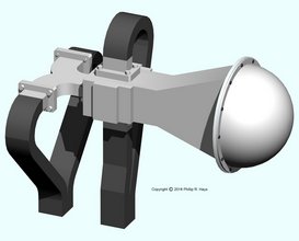 Tracking horn assembly